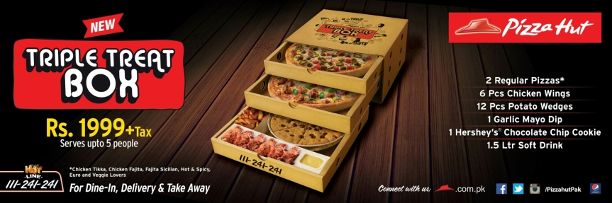 Pizza Hut’s Triple Treat Box